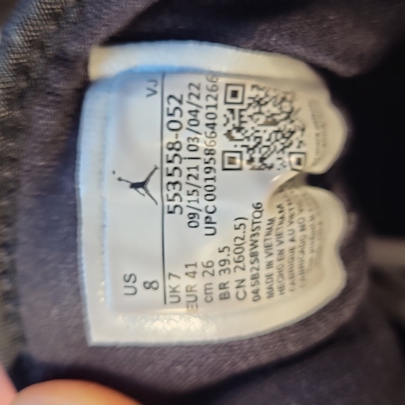 Nike Air Jordan 1, Shadow, Low, Gray White Black, Sneakers - Picture 4 of 4